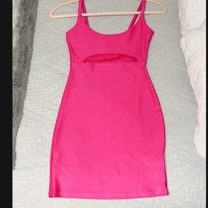 Hot Pink FashionNova Dress